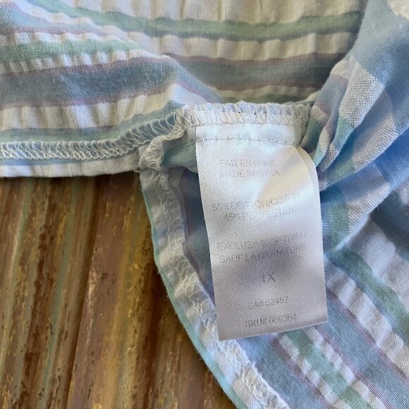 Breakfast in Bed Lightweight Robe Short Sleeve Dressing Gown Snap Front Blue - Picture 5 of 6